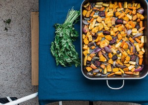 oven roasted root vegetables