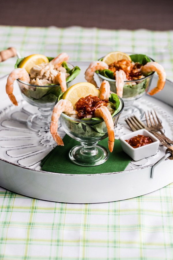 Jumbo Shrimp and Lump Crab with Vodka Cocktail Sauce - Chef Belinda®