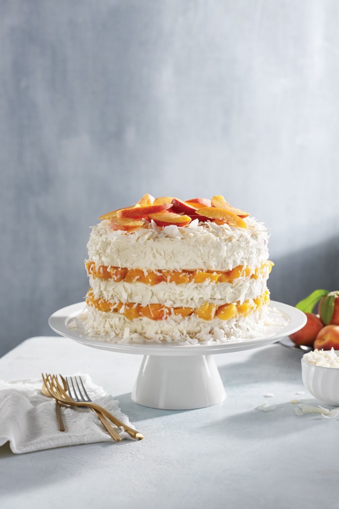 Peach Coconut Cake